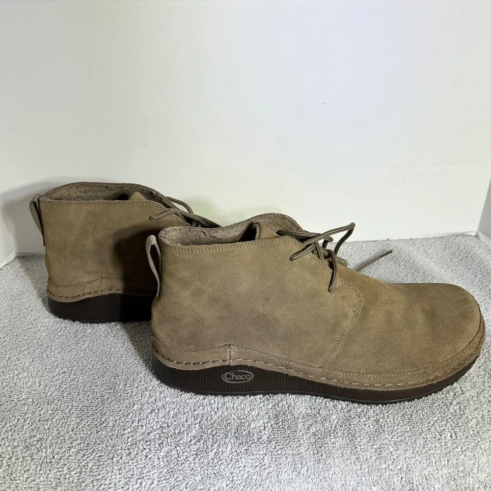 Chaco Paonia Chukka Boots Mens 9 Teak Brown Suede JCH108501 Desert Boots
